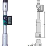 Digital Three Points Internal Micrometer (with setting ring) 20-25mm/0.79-0.98" Insize 3127-25-0