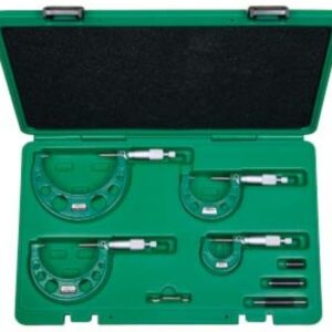 Outside Micrometer Set 0-75mm Insize 3203-753A-0