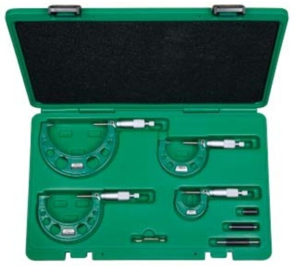Outside Micrometer Set 0-75mm Insize 3203-753A-0