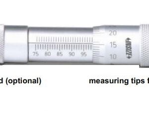 Internal Micrometer With Interchangeable Anvils 200-225mm Insize 3226-2251-0