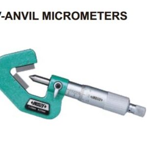 V Anvil Micrometer (5 flutes) 25-45mm Insize 3290-455A-0