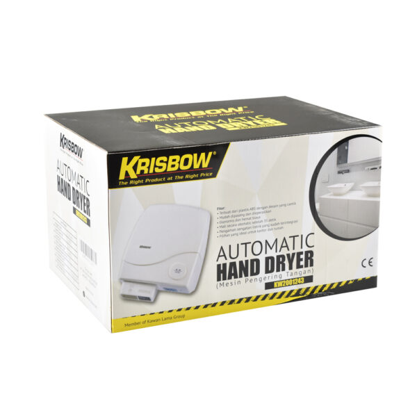 Automatic Hand Dryer Krisbow 1000W 220V KW2001243-26050