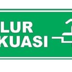 Tanda Arah Jalur Evakuasi Kanan 48x36cm Fosfor Aluminium-0