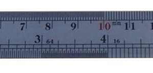 Penggaris Steel Rule 6INC/150MM Krisbow KW0100650-0