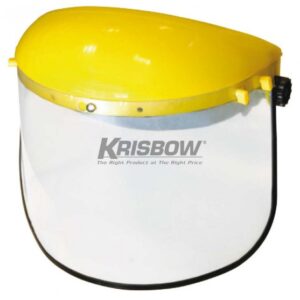 Pelindung Wajah Face Shield Head Gear With Clear Visor Krisbow KW1000315-0