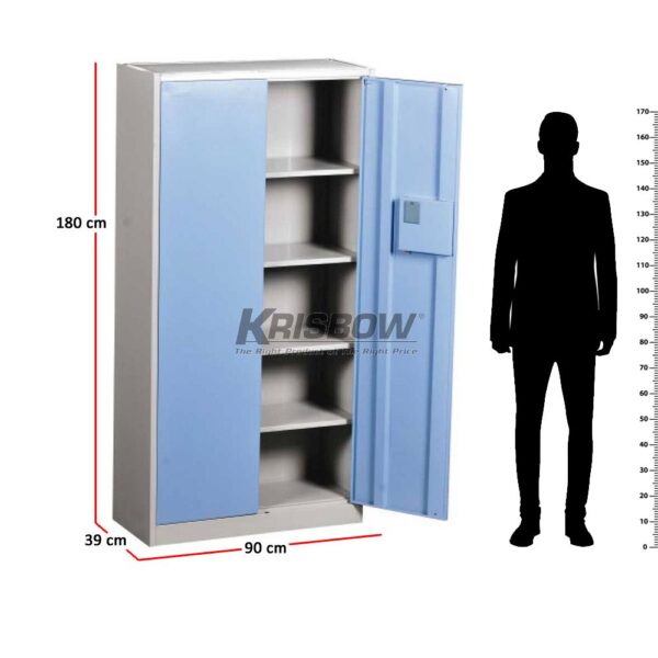 Lemari File Cabinet 4 SHELV Digital Lock Swing Krisbow KW1700200-26085