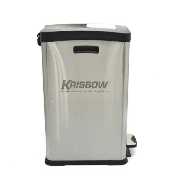 Tempat Sampah Waste Bin Rectangle Matt 30L With Pedal Krisbow-25994