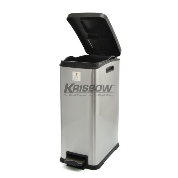 Tempat Sampah Waste Bin Rectangle Matt 30L With Pedal Krisbow-25995