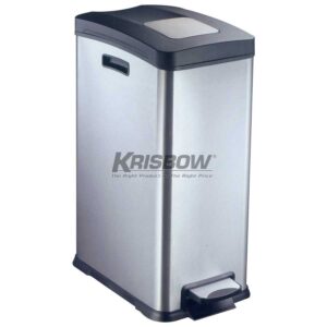 Tempat Sampah Waste Bin Rectangle Matt 30L With Pedal Krisbow-0