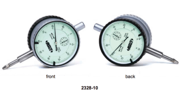 Double Face Dial Indicator Range 10mm Insize 2328-10-0