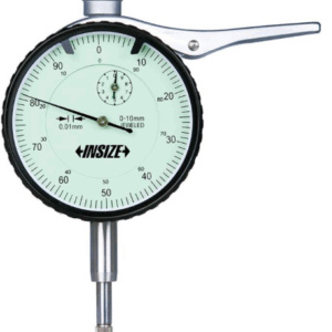 Dial Indicator With Lifting Lever 10mm, flat back Insize 2329-10-0