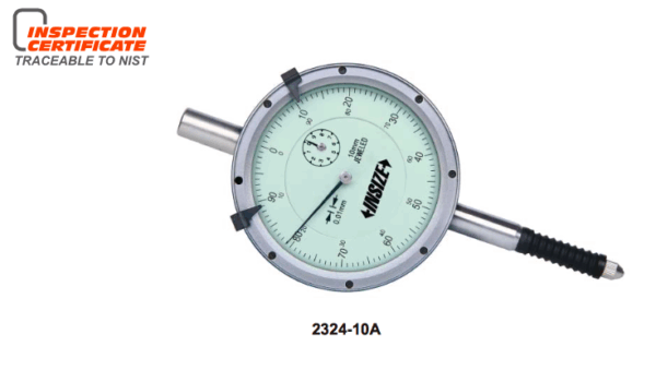 Waterproof Dial Indicator Range 10mm (lug back) Insize 2324-10A-0