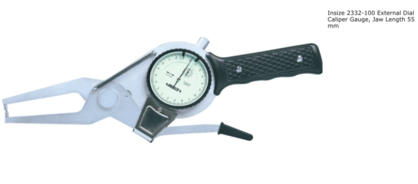 External Dial Caliper Gage (jaw length 60mm) 0-20mm Insize 2332-20-0