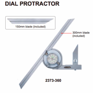 Dial Protactor 0-360 degree Insize 2373-360-0