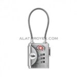 Gembok Official TSA Travel Lock Yale YTP3/32/350/1-0