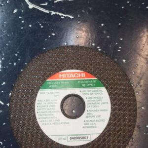 Cut Off Wheel A30T 100x2.0x16mm BFType1 4"x3/32"x5/8" Hitachi 040985801-0