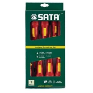 Obeng VDE Insulated Screwdriver Set 7 Pc Sata 09303-0