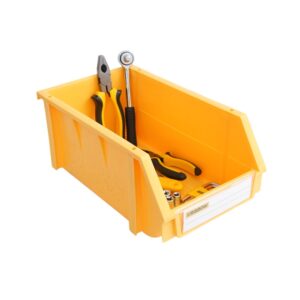 Storage Bin 200X340X155MM Yellow Krisbow 10011443-0