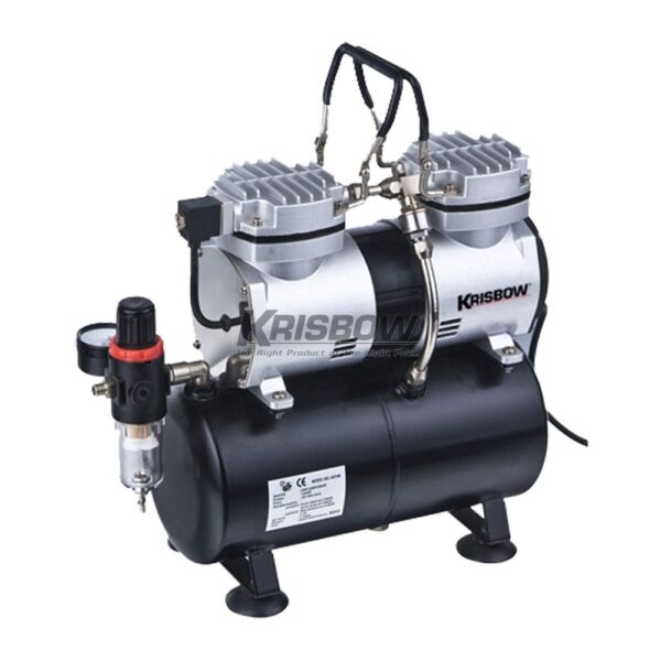Kompresor Airbrush Compressor Twin Cylinder Krisbow 10080977-26707