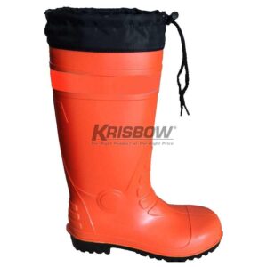 Sepatu Safety Boots (XL/43-44) Orange W/Beam Por Krisbow 10095006-0