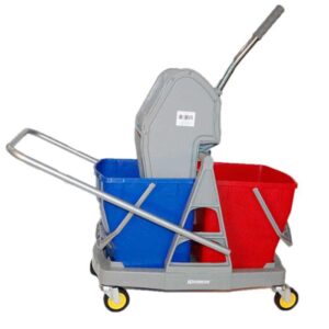 Ember Pel Bucket Wringer With 2 Pails Blue And Red Krisbow 10209059-0
