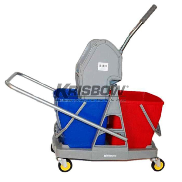 Ember Pel Bucket Wringer With 2 Pails Blue And Red Krisbow 10209059-35674