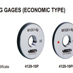 Kaliber Fine Thread Ring Gage, 6g, Go, ISO 1502 M11x0.5 Insize 4129-11G-0