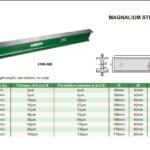 Alat Ukur Magnalium Straight Edge 500mm Insize 4180-500-0