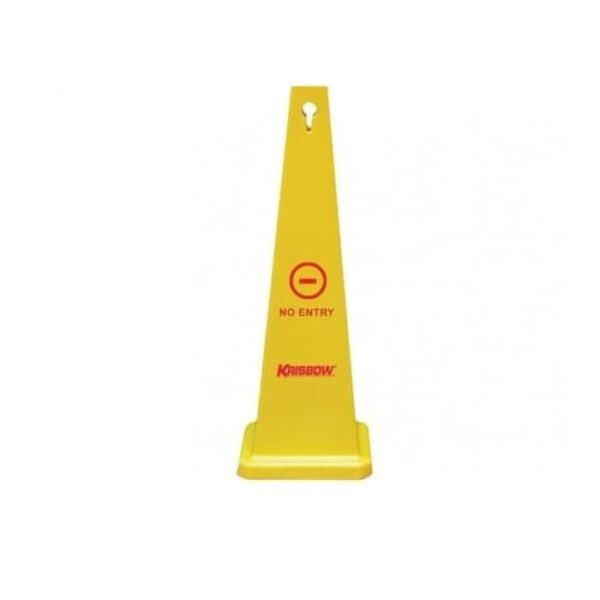 Floor Sign Krisbow Cone 1170mm No Entry KW1800274-26648