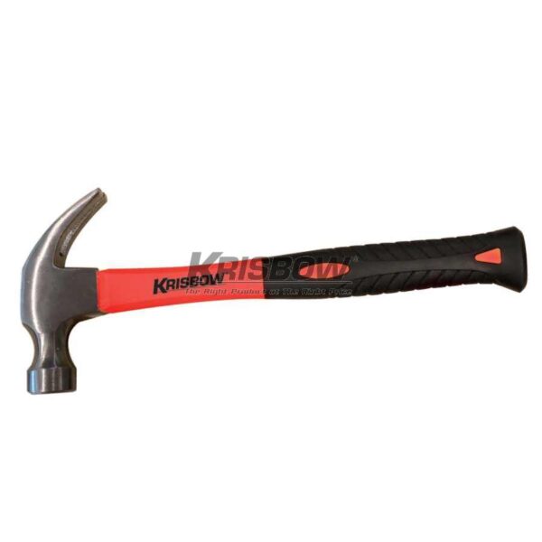 CLAW HAMMER 20 OZ RUBBER GRIP Krisbow 10158762-0
