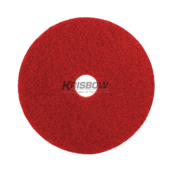 CLEANING PAD 17INC RED (5PCS) KRISBOW 10008601-26335