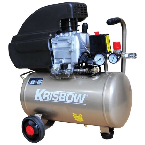Compressor 2HP, 24l, 8bar, 1Ph Direct Driven KRISBOW KW1300924-26347