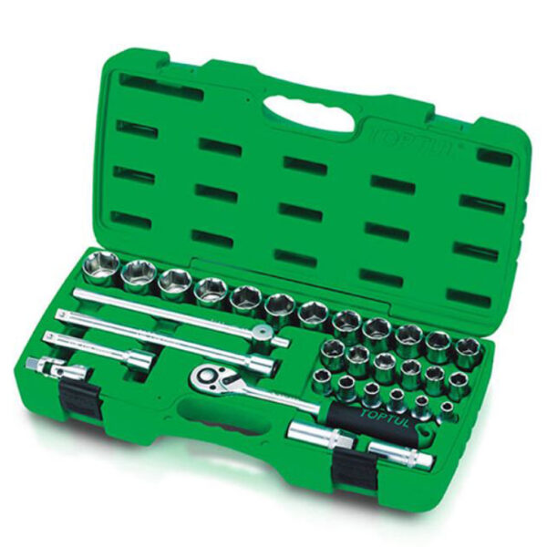 Kunci Sock Flank Socket Set 1/2" DR. 31pcs Toptul GAAI3103-34526