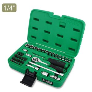 Kunci Sock Set DR Flank Socket Set - Mirror 41Pcs Toptul GCAI4101-0