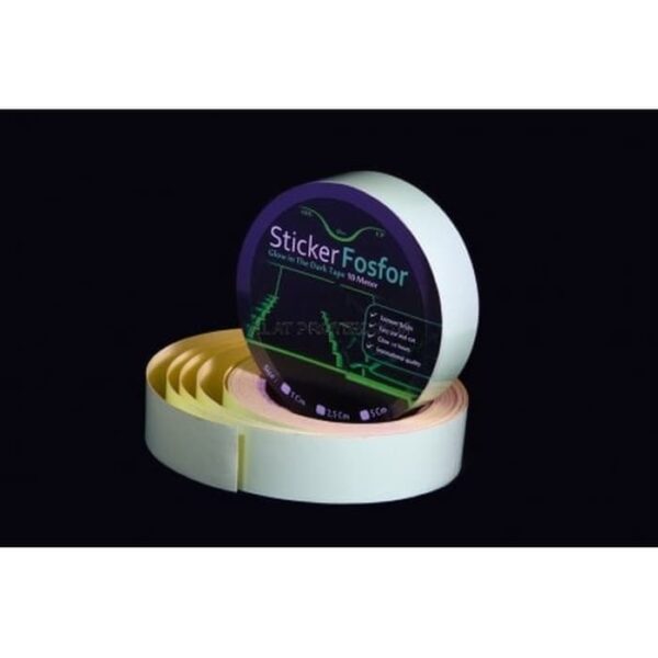 Sticker Fosfor Bercahaya Glow in The Dark 2.5cmx10m-0