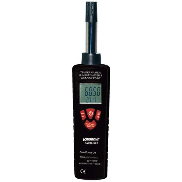 HUMIDITY & TEMPERATURE METER KRISBOW KW0600561-0
