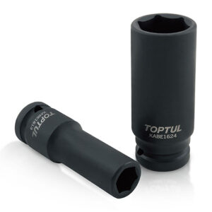 kunci Sock 1/2" DR. 6PT Flank Deep Impact Sockets 21mm TOPTUL KABE1621-0