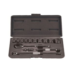 Kunci Sock Socket Set 3/8INC 10-22MM 14PCS Krisbow KW0100383-0
