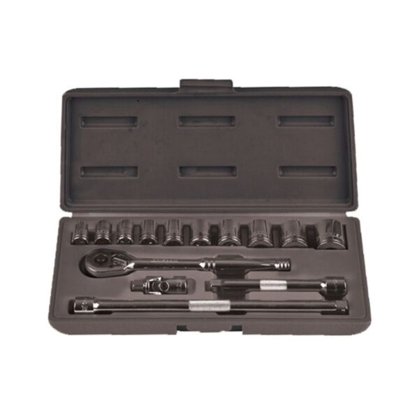 Kunci Sock Socket Set 3/8INC 10-22MM 14PCS Krisbow KW0100383-0