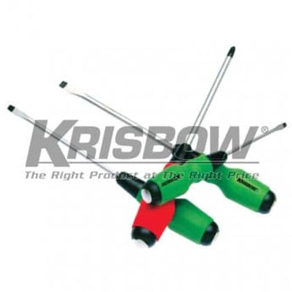 Obeng GO-THRU Screwdriver (-) 6X150MM Krisbow KW0100751-0