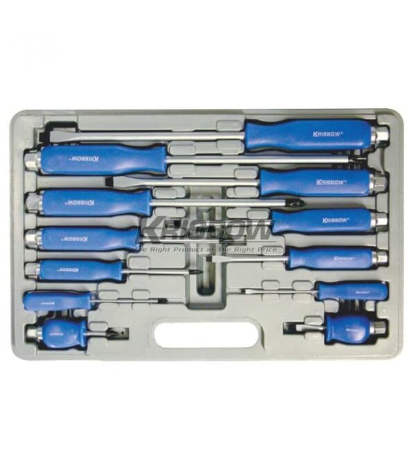 Obeng Screwdriver Set 12PCS Krisbow KW0101626-26465