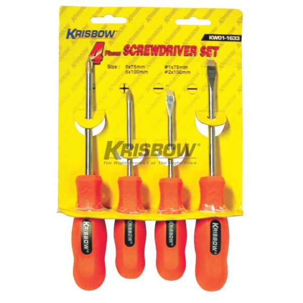Obeng Screwdriver Set 4PCS Krisbow KW0101633-0