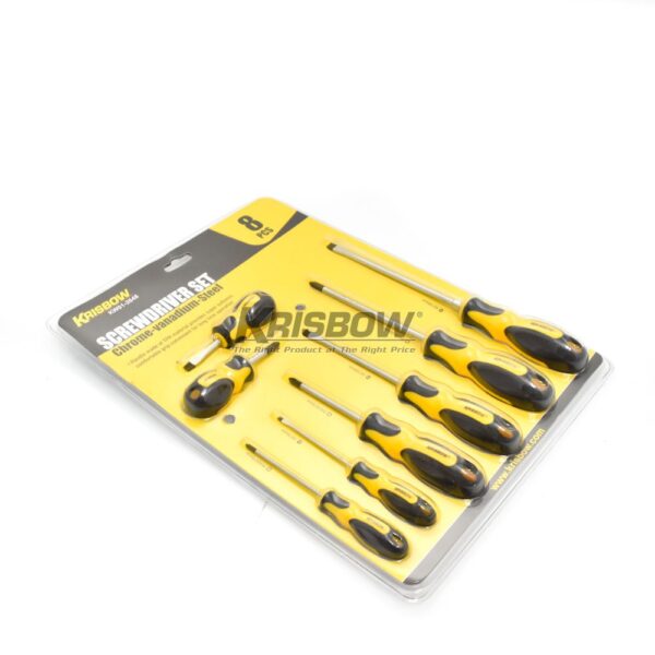 Obeng Screwdriver Set 8 Pcs Krisbow KW0102648-26264