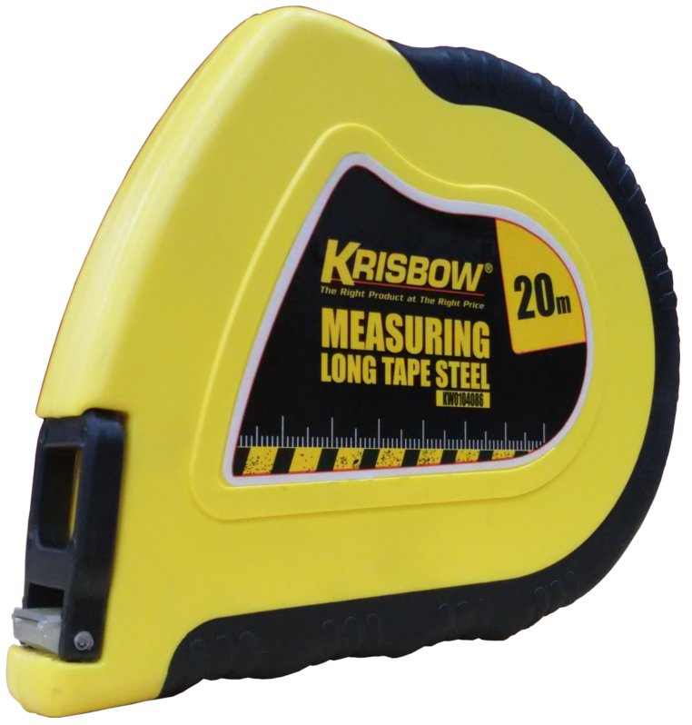 Meteran Measuring Long Tape 20M Steel Krisbow KW0104086-0