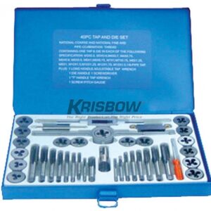 Tap & Die Metric M3-M12 (40EA/SET) Krisbow KW0200638-0