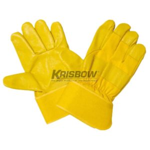 Sarung Tangan Work Glove 10IN Golden & Yellow Leather Krisbow KW1000241-0