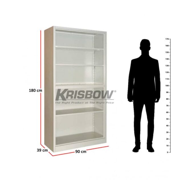 Lemari File Cabinet Tanpa Pintu 180x90x39CM Krisbow KW1700199-26270