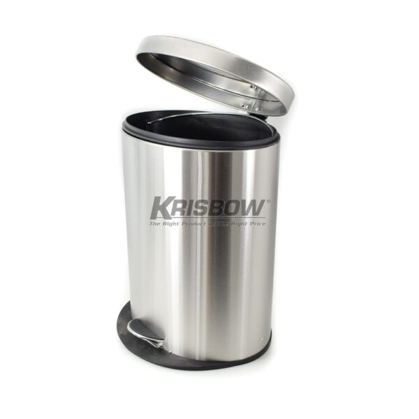 Tempat Sampah Waste Bin Oval Shape Matt 20L With Pedal Krisbow-26995