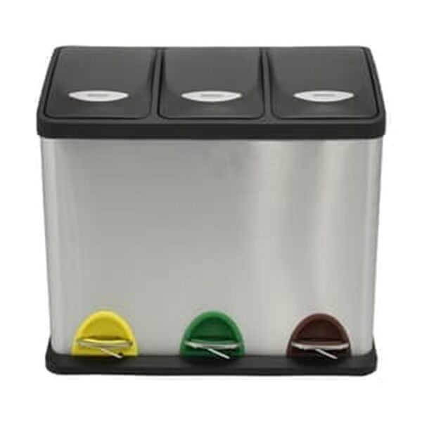 Tempat Sampah Waste Bin Three Comprament 3 Pedal Krisbow-29701