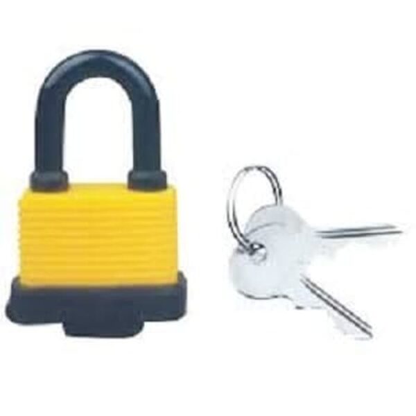 Gembok Waterproof Padlock 50MM Yellow Krisbow KW2001274-27445